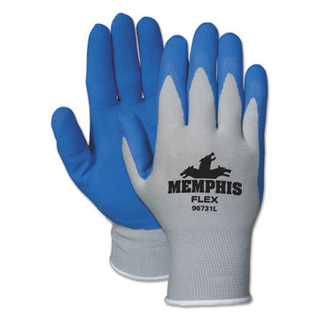 MCR™ Safety Memphis Flex Seamless Nylon Knit Gloves, Medium, Blue-gray, Pair freeshipping - TVN Wholesale